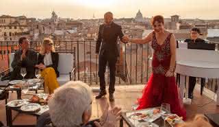 Le spectacle d'opéra sur le toit du bar : La Grande Beauté à Rome